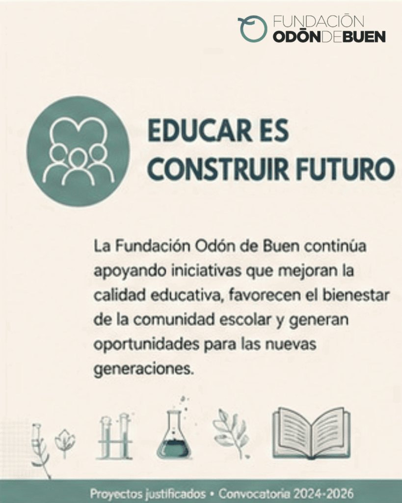 Alumnado participante en proyectos de innovación educativa apoyados por la Fundación Odón de Buen.
